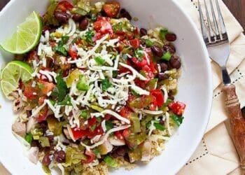 Chicken Quinoa Burrito Bowl