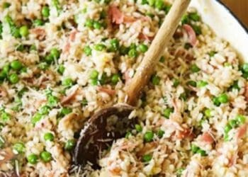 Ham and Corn Risotto