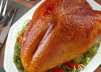 Honey Mustard Roast Turkey Crown Recipe - TheRecipe.Website