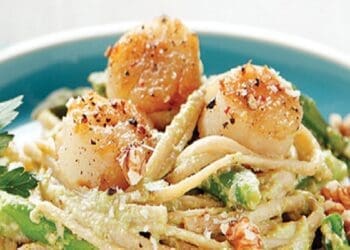 Scallops with Pesto