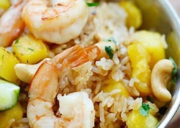 Thai Fried Prawn and Pineapple Rice - TheRecipe.Website