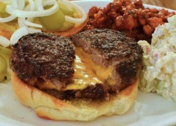 All American Stuffed Burger - TheRecipe.Website