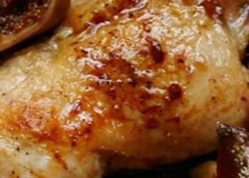 Chicken with Port and Figs