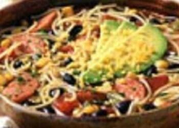 Fiesta Pasta Soup Recipe - TheRecipe.Website