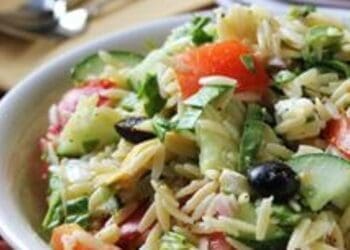 Greek Orzo Salad Recipe - TheRecipe.Website