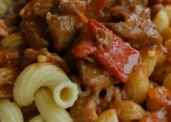 Pasta Stew with Rosemary Pork