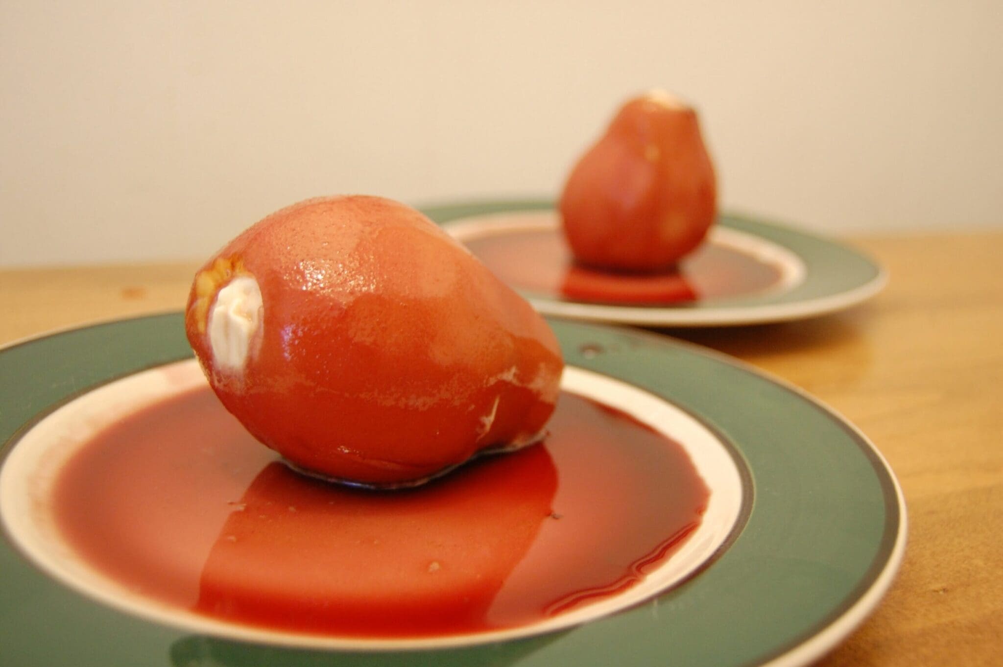 Poached Pear Halves With Wine Sauce - Therecipe.website