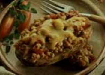 Tex-Mex Ground Turkey Potato Boats