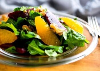 Baby Green Salad with Orange and Olives Recipe - TheRecipe.Website