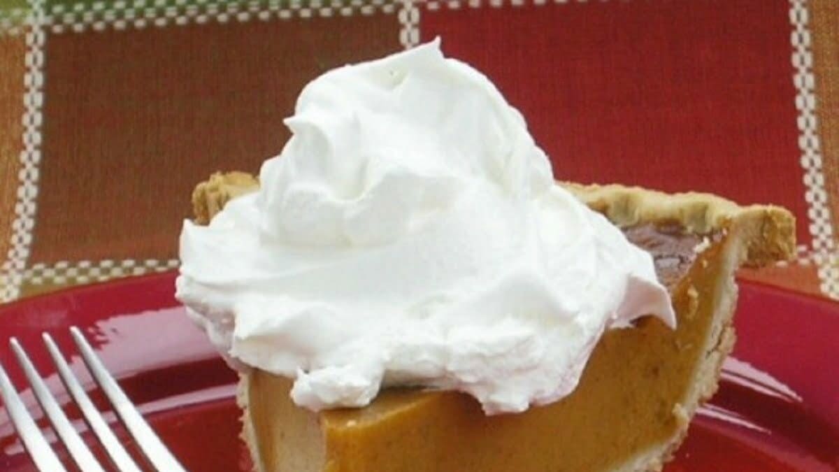 Easy Frost Pumpkin Pie