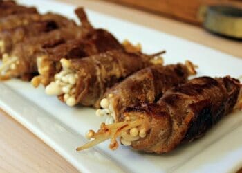 Japanese Beef and Scallion Rolls