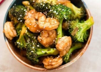 Stir-Fried Shrimp and Brocolli - TheRecipe.Website