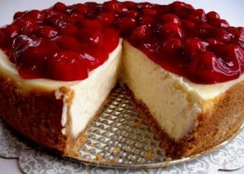 Delicious Cherry Cheesecake Recipe - TheRecipe.Website