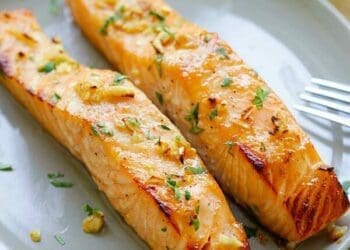 Grilled Salmon with Mustard Butter - TheRecipe.Website