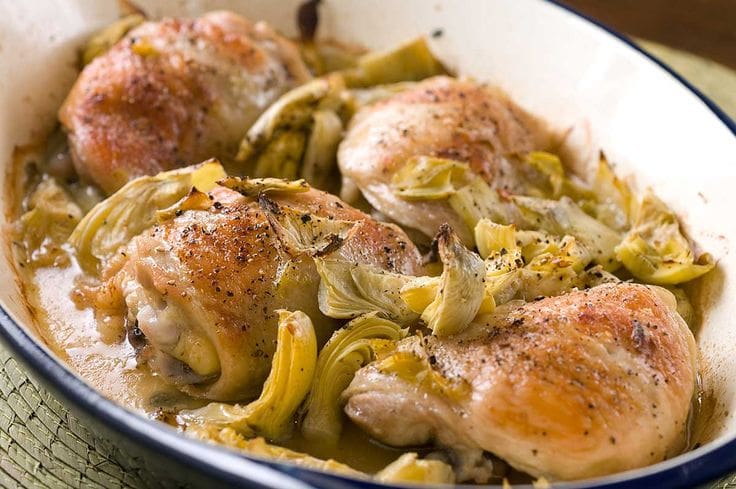 Chicken Breasts with Artichoke Hearts Recipe - TheRecipe.Website