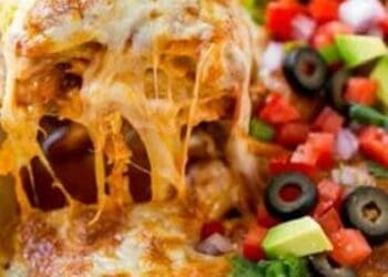Chicken Enchilada Casserole Recipe - TheRecipe.Website
