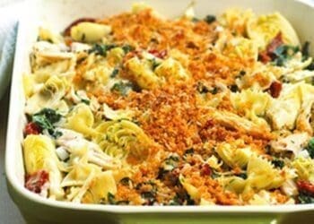 Chicken and Artichoke Casserole Recipe - TheRecipe.Website