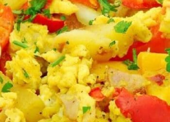 Greek Scrambled Eggs - TheRecipe.Website