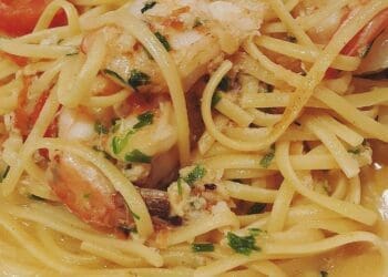 Linguini with Squid and Garlic - TheRecipe.Website