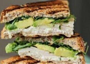 Avocado and Goats Cheese Sandwich