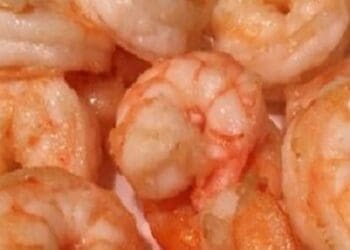 Shrimp with Oil and Lemon - Gamberi all'Olio e Limone