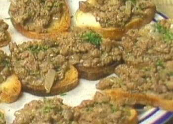 Chicken Liver Crostinis