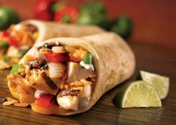Chicken and Spinach Burritos
