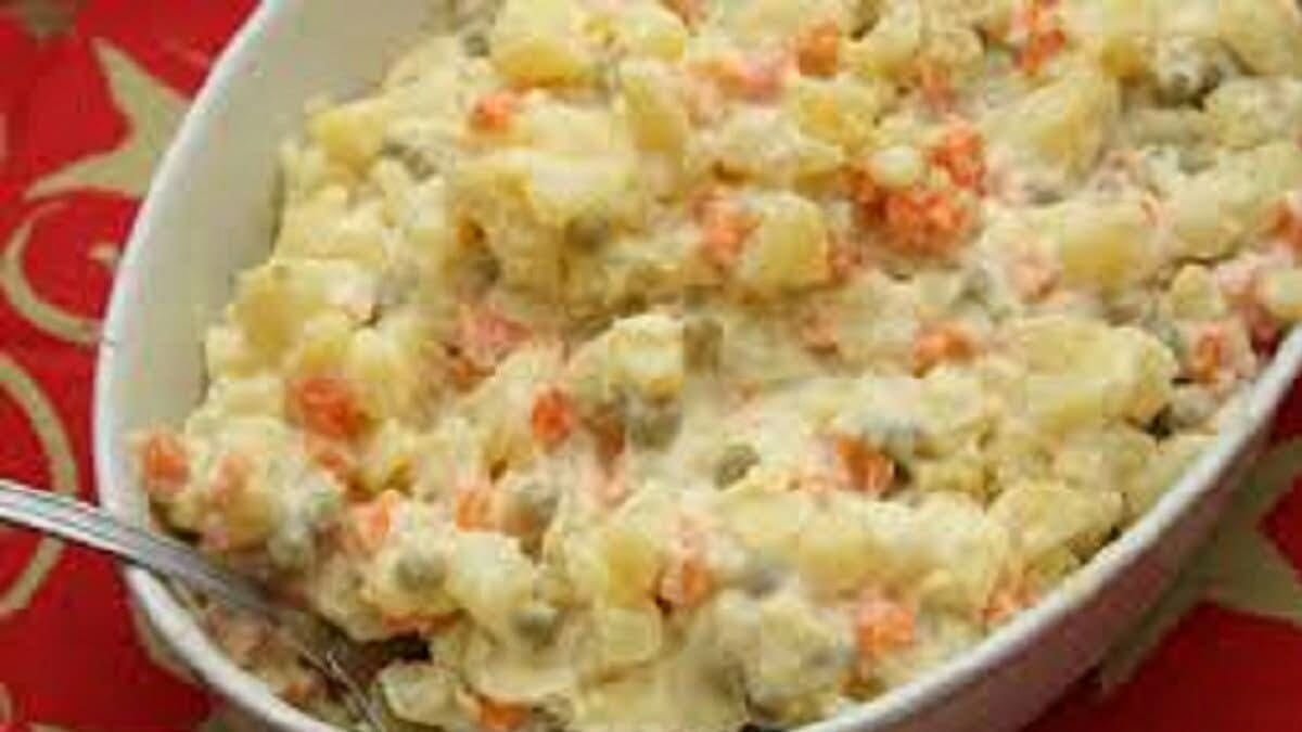 Uruguayan Potato Salad - Ensalada Rusa