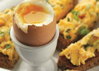Boiled Egg with Cheese Soldiers