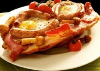 Slap Up Pork Sausage Breakfast