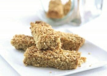 Sesame Lemon and Honey Flapjacks