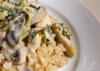 Mushroom and Basil Wine Sauce