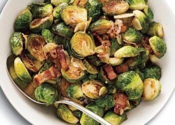 Brussel Sprouts with Bacon, Walnuts and Mustard Recipe - TheRecipe.Website