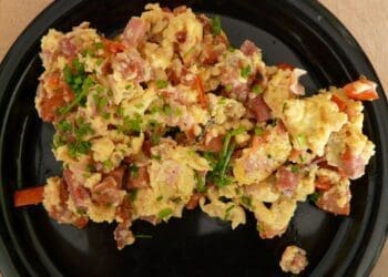 Scrambled Eggs with Vegetables - TheRecipe.Website