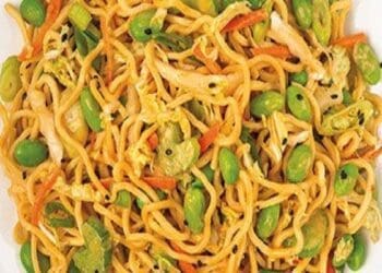 Vegetarian Noodles with Peanut Sauce