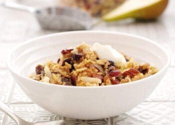 Pear & Cinnamon Bircher Muesli - TheRecipe.Website