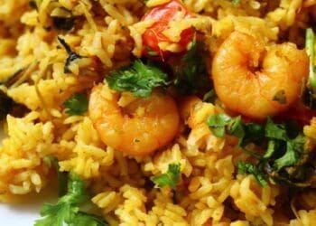 Prawn and Spinach Biryani Recipe - TheRecipe.Website