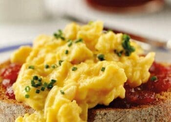 Chutney Toast with Scrambled Egg