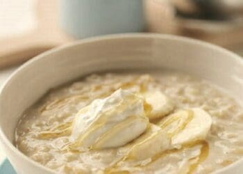 Honey and Yogurt Porridge with Banana