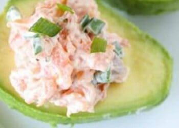 Avocado Stuffed with Smoked Fish
