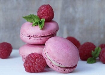Mums Raspberry Macarons