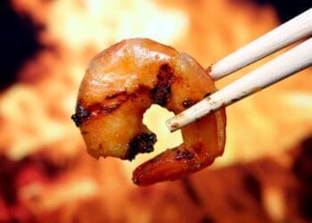 Bbq Prawns with Dipping Sauce