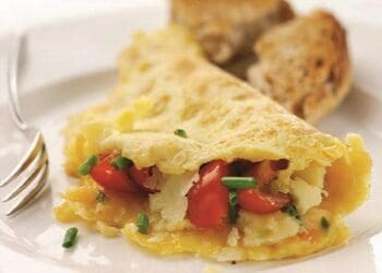 Scrambled Omelette with Cherry Tomatoes