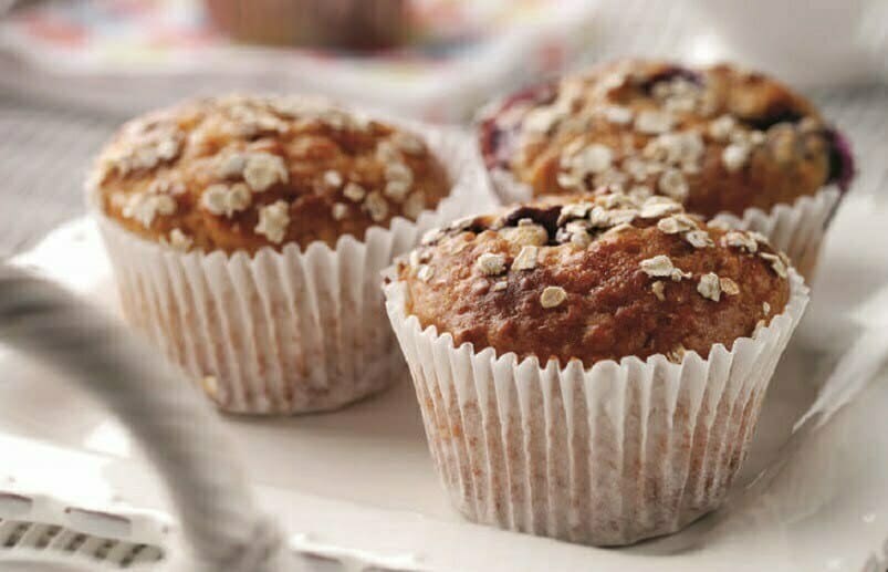 Blueberry and Oat Muffins