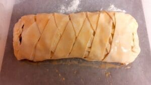 Sausage Plait Egg Wash