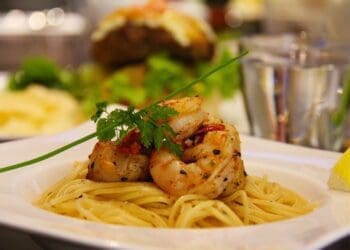 Simple Prawn Spaghetti