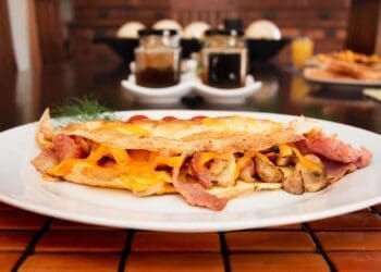 Bacon and Mushroom Omelette Recipe - TheRecipe.Website