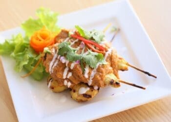 Chicken Satay Skewers Recipe - TheRecipe.Website