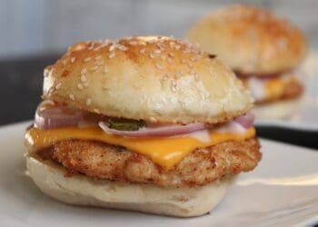 Cheeky Chicken Burger Recipe - TheRecipe.Website
