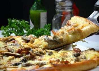 Homemade Ham and Mushroom Pizza Recipe - TheRecipe.Website